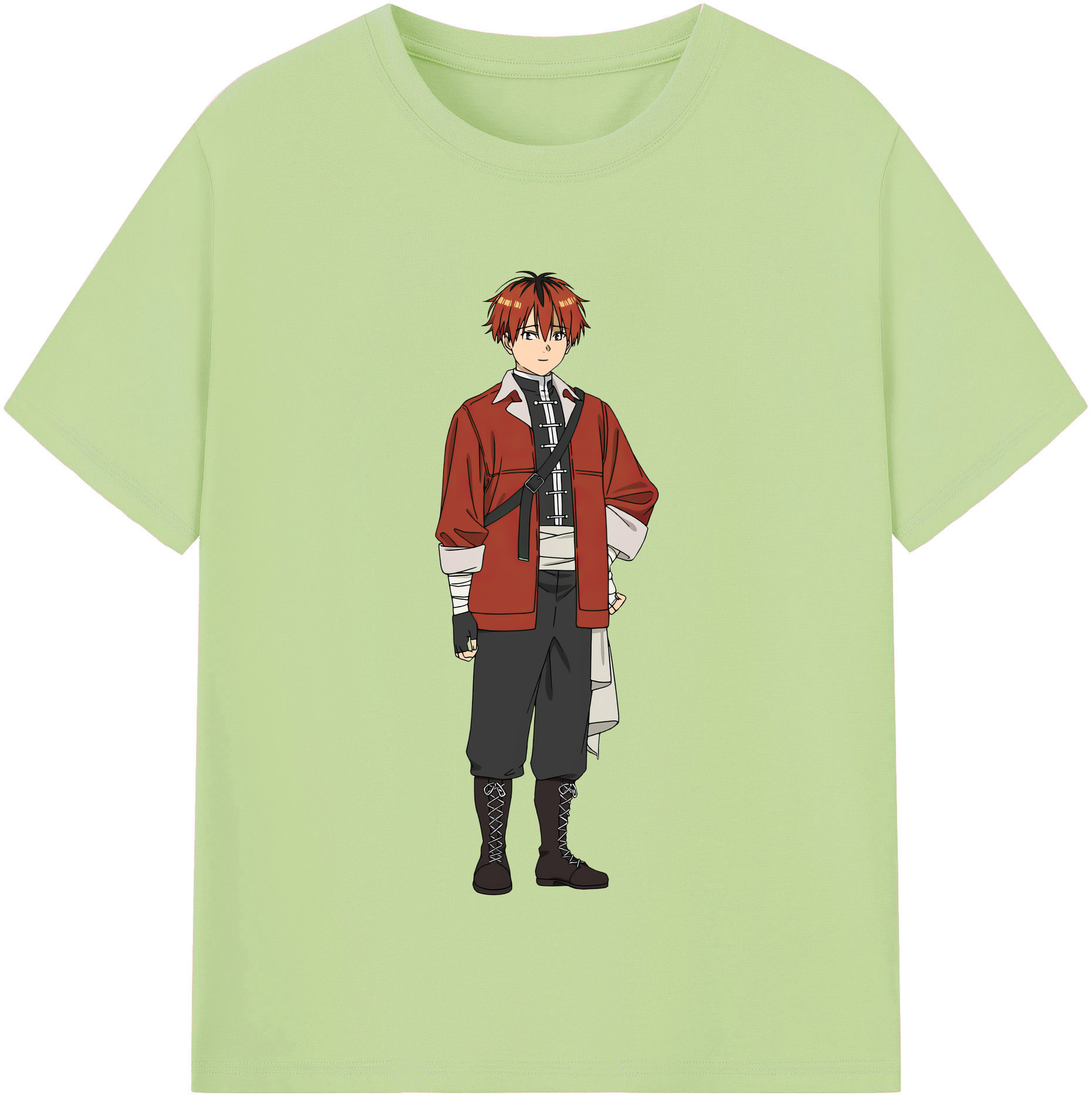 （画像用） 葬送のフリーレン Frieren 綿100％半袖Tシャツ（フロントプリント）
